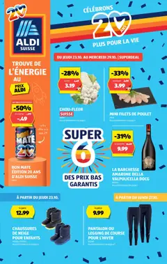 Vorschau des Merkblatts Aktionen FR vom Shop Aldi gültig von 23.10.2025 bis 29.10.2025