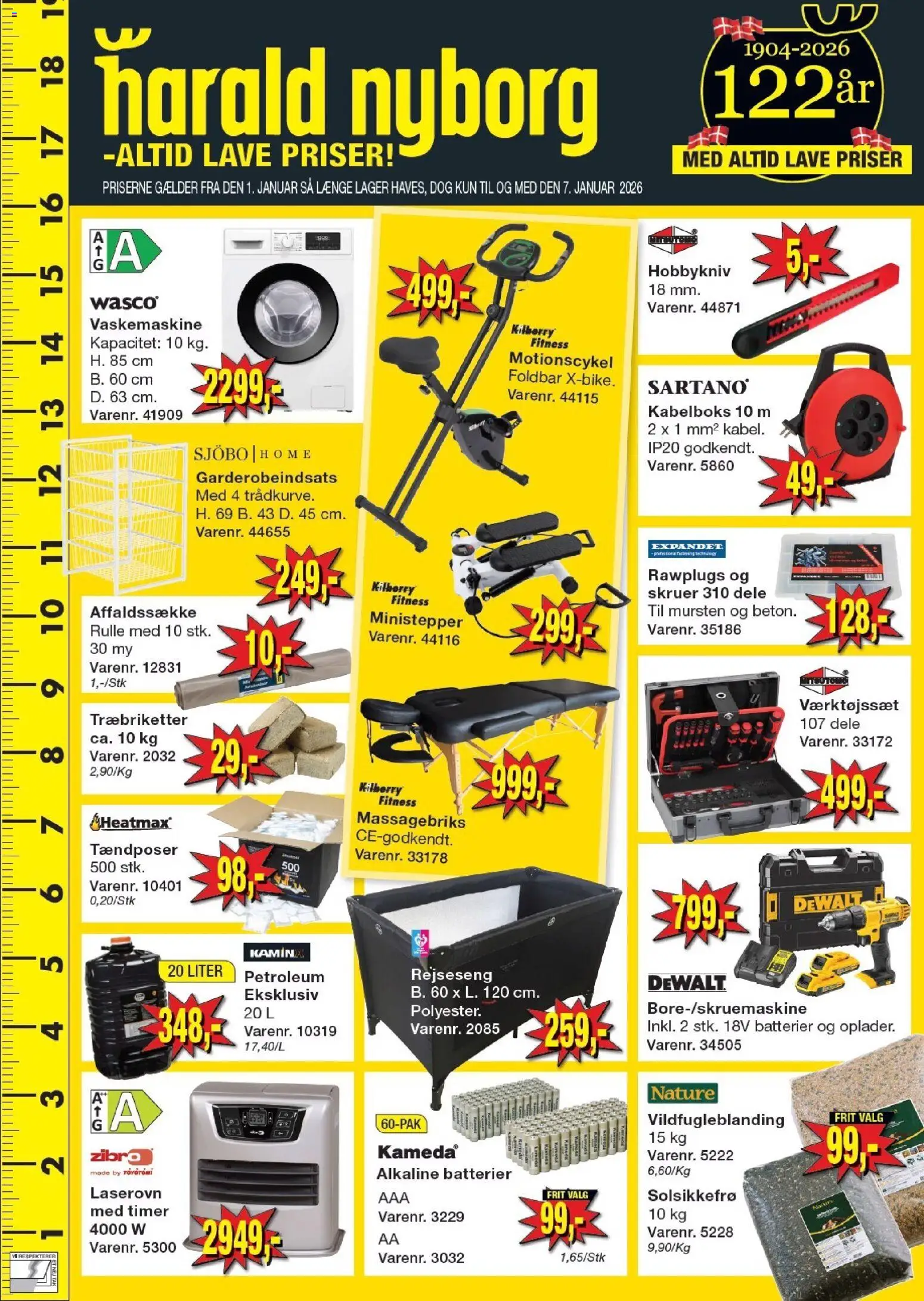 Eksempel på tilbudsavis Tilbudsavis fra butik Harald Nyborg gyldig fra 01/01/2026