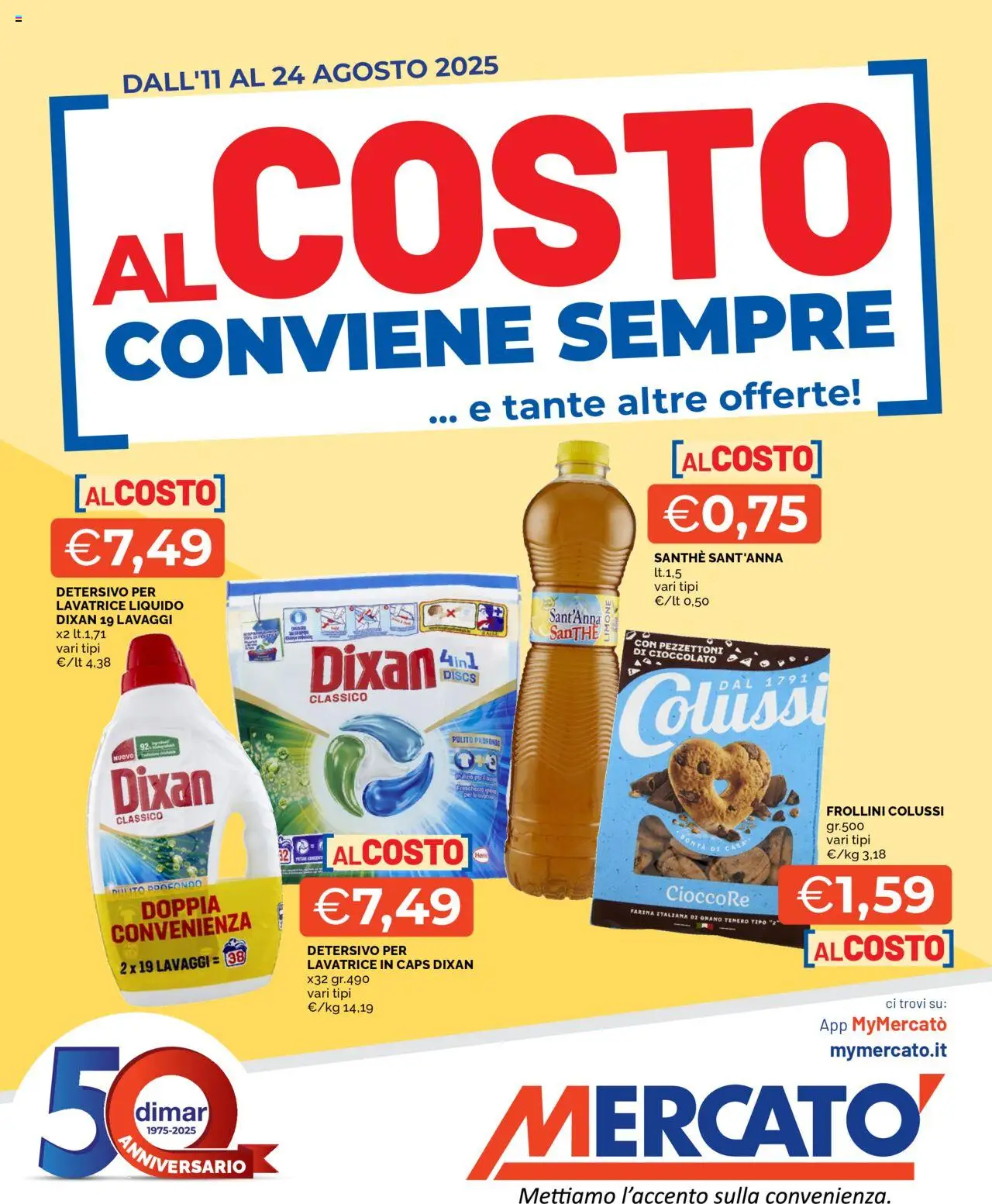 Volantino Mercatò valido da 11/08/2025 numero di pagina 1