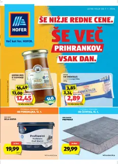 Pregled letka Katalog trgovine Hofer SI vrijedi od 07.01.2026