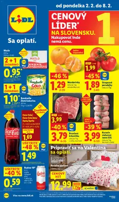 Náhľad Lidl letáku platného od 02.02.2026