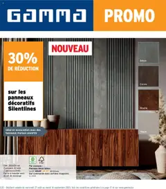 Prévisualisation de Brochure du magasin GAMMA formulaire valide 27/08/2025