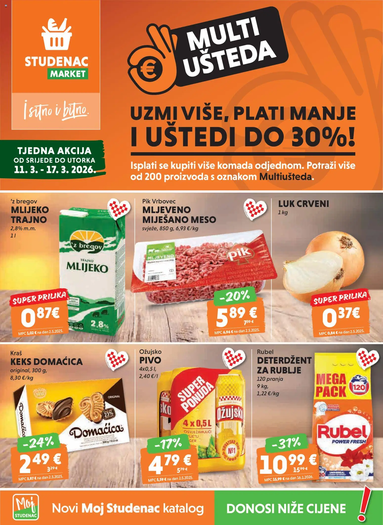 Pregled letka Studenac Katalog trgovine Studenac vrijedi od 11.03.2026