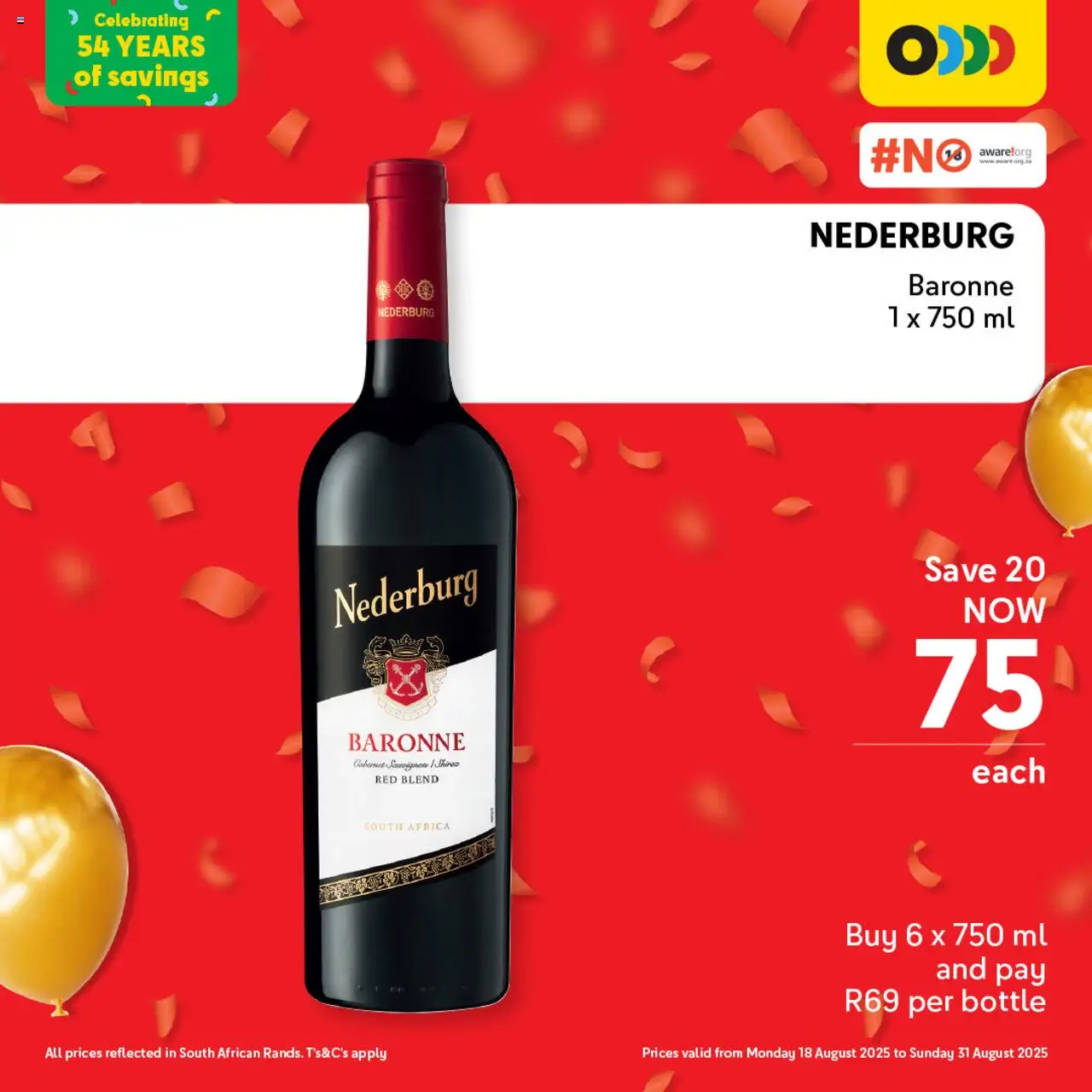 Makro After Party Wine from 18/08 - 31/08/2025 > Promotions