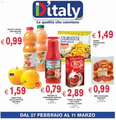 Anteprima dell'opuscolo Coal volantino D'Italy dal negozio Coal valido da 27/02/2026