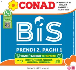 Anteprima dell'opuscolo Volantino Lombardia dal negozio Conad valido da 30/07/2025