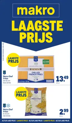Voorbeeld van Makro folder - Laagste prijs van winkel Makro geldig vanaf 01-04-2026