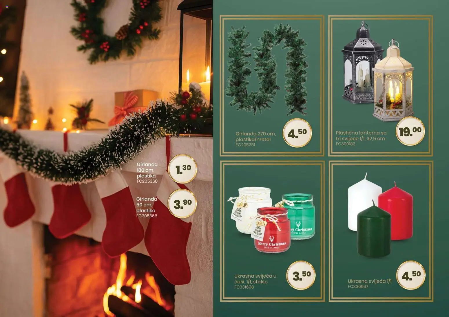 Pregled letka Čarobna blagdanska ponuda trgovine FIS vrijedi od 2025.12.14