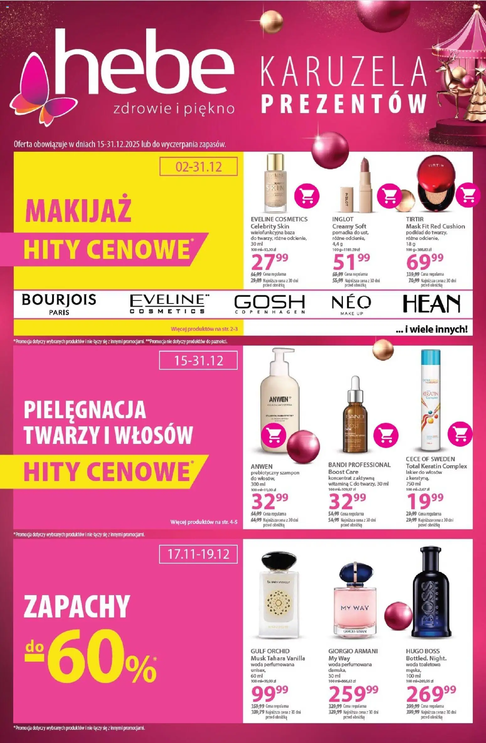 Pogląd gazetki "Gazetka" ze sklepu Hebe ważnej od 15.11.2025
