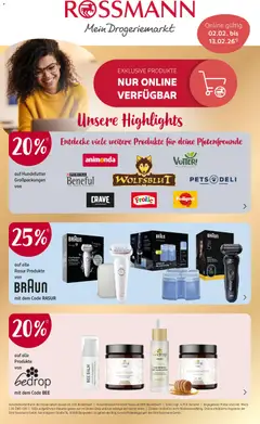 Vorschau von dem Prospekt des Geschäftes Rossmann, gültig ab dem 02.02.2026