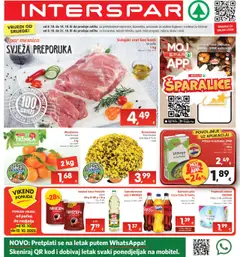 Pregled letka Katalog trgovine Interspar vrijedi od 08.10.2025