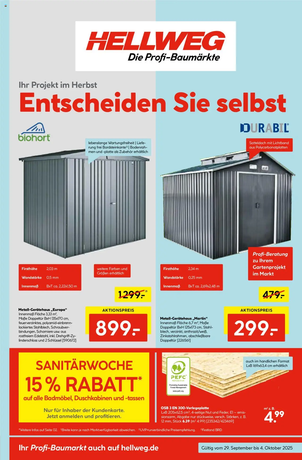 Hellweg Prospekt (vom 29.09.2025 - 04.10.2025)