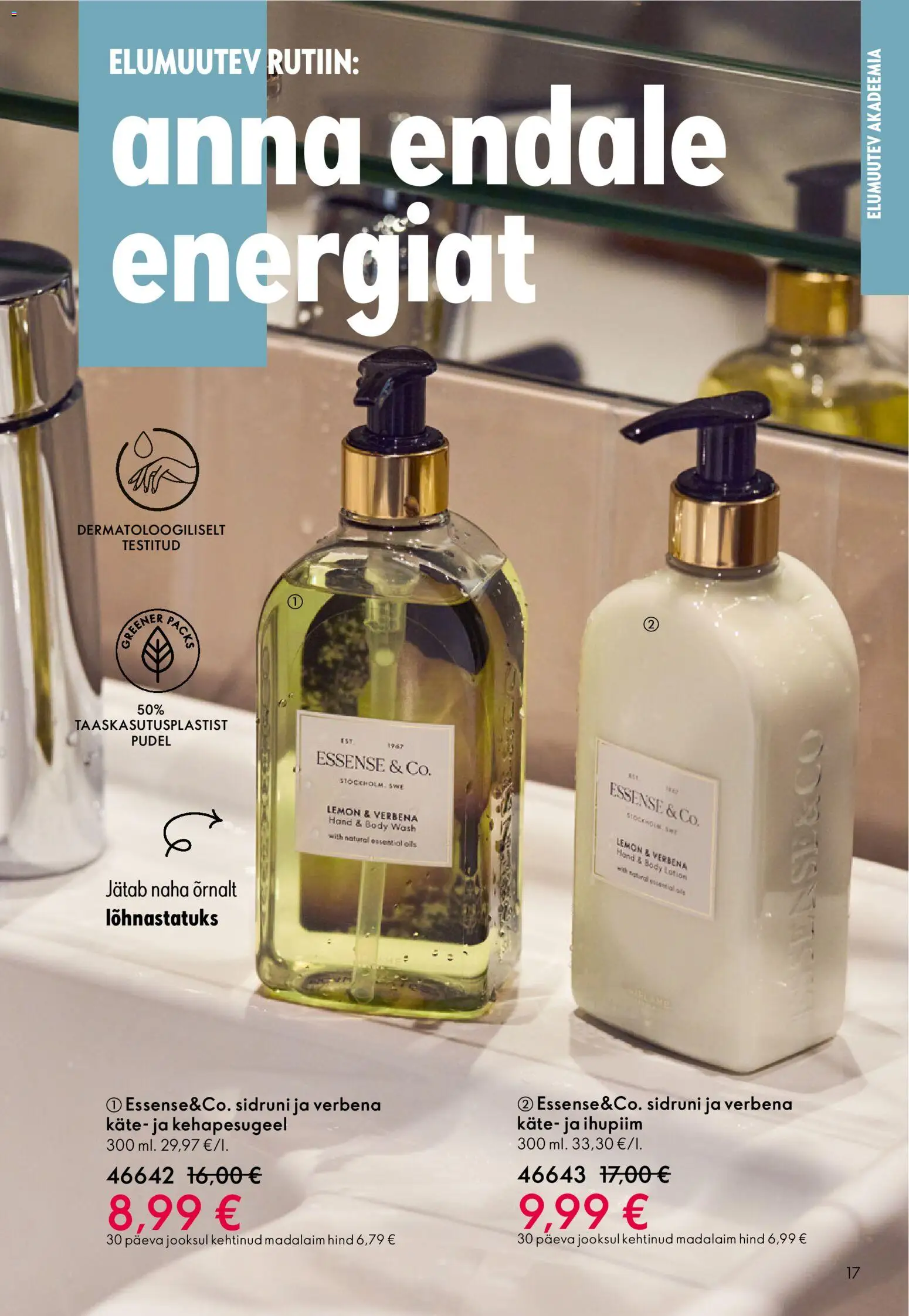 Oriflame kliendilehe eelvaade alates 2025.12.31