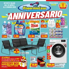 Anteprima dell'opuscolo RisparmioCasa volantino Anniversario dal negozio RisparmioCasa valido da 23/04/2026