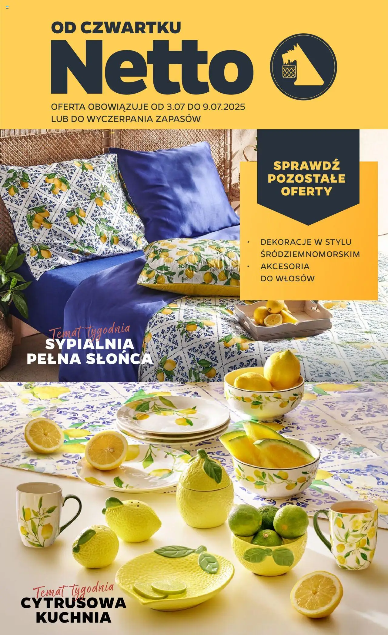NETTO Gazetka Non Food od 03.07.2025 - Nowa ulotka (PFD) - Numer strony 1