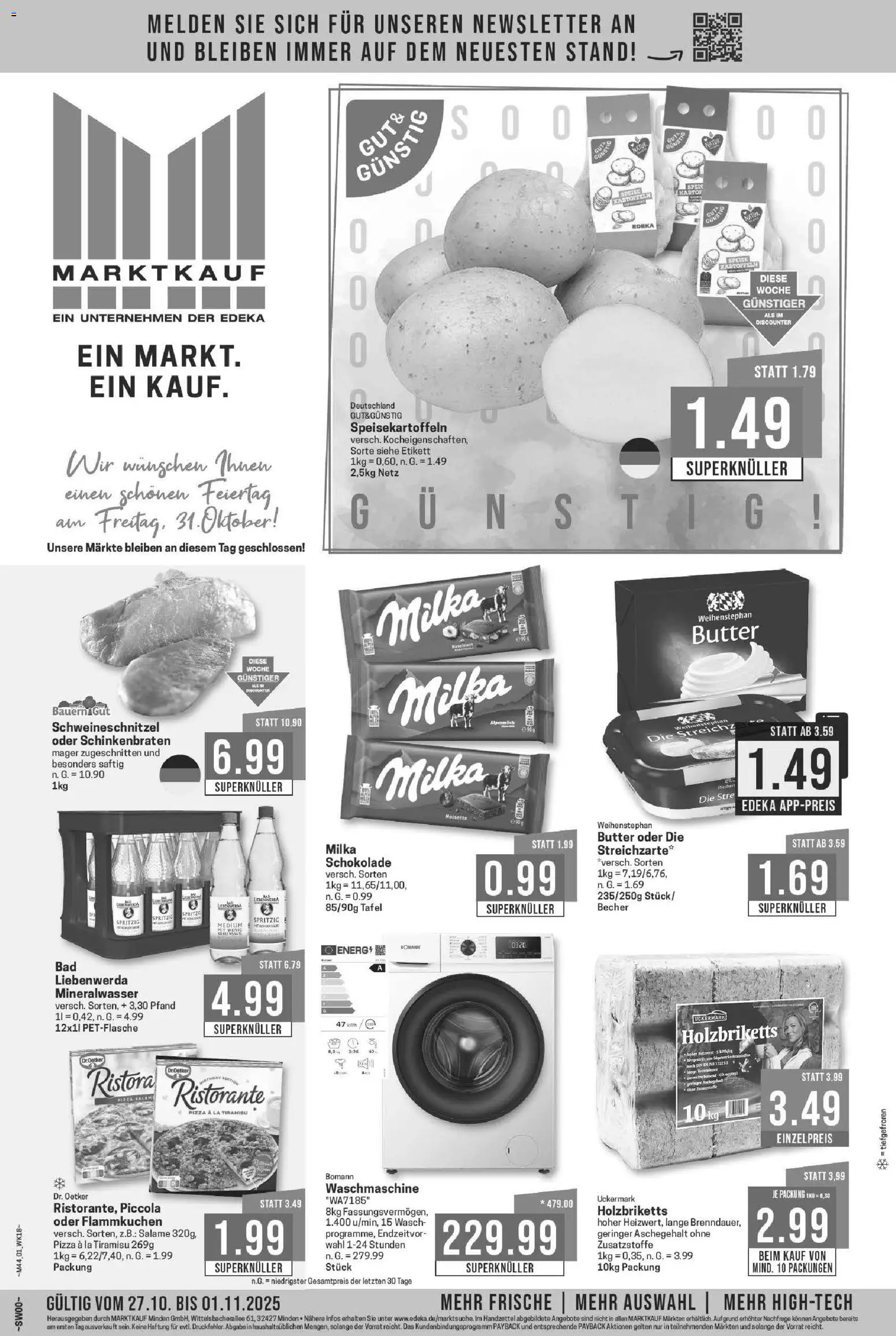 MARKTKAUF Prospekt ab Montag 27.10.2025 > Prospekt