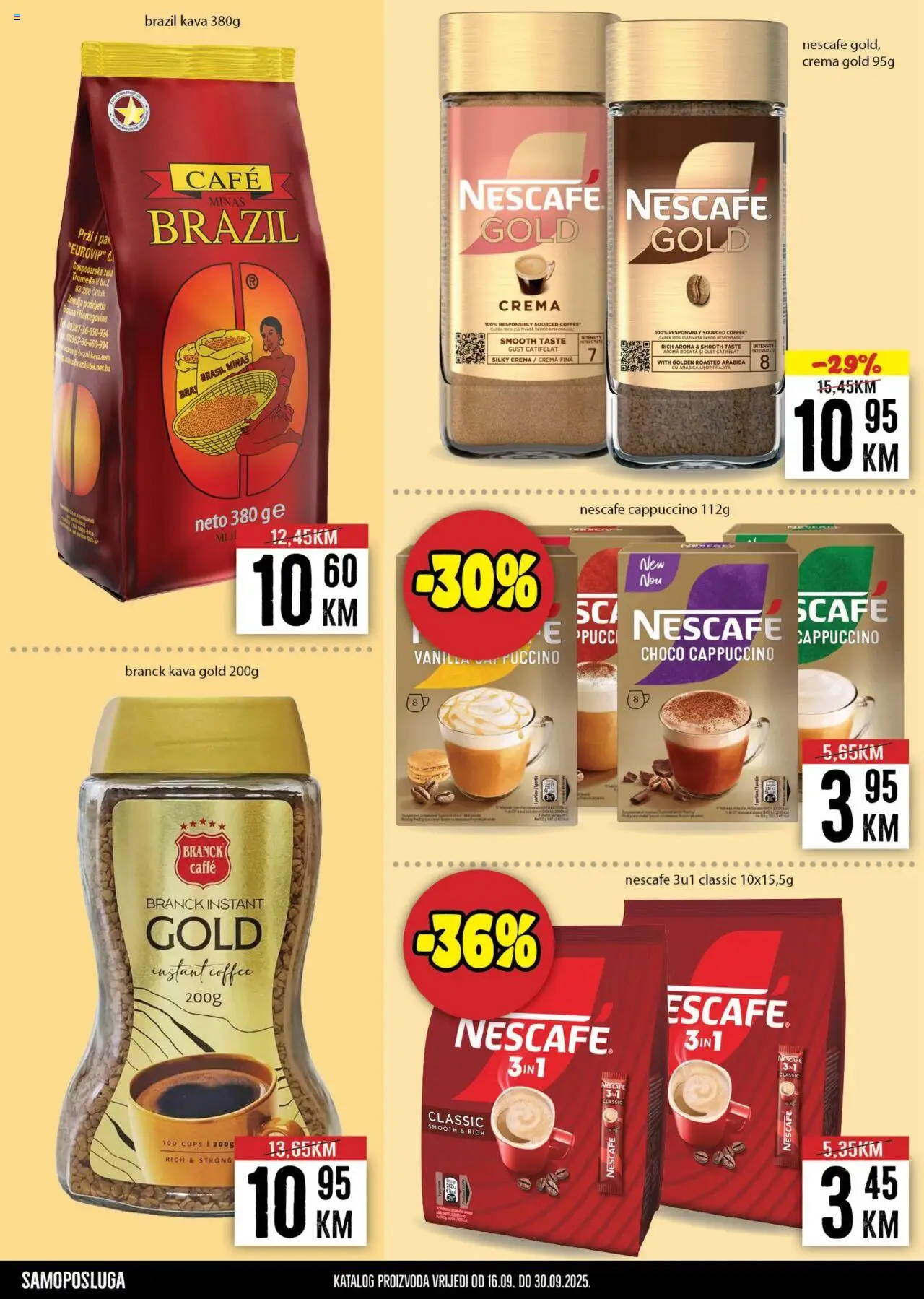 Pregled letka Katalog trgovine Prodex vrijedi od 2025.09.16