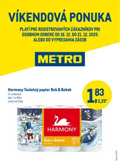 Náhľad Metro letáku platného od 18.12.2025
