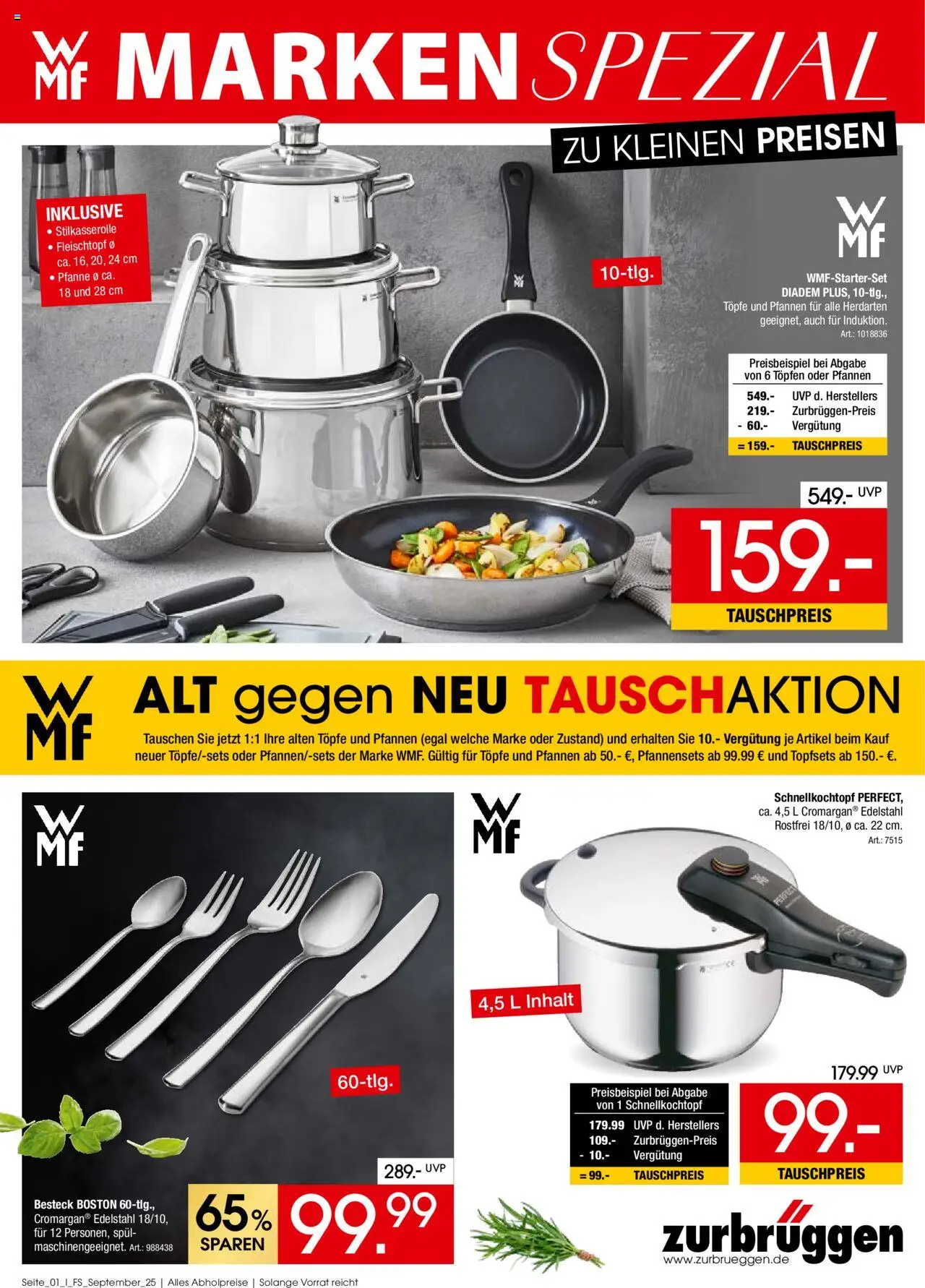 Zurbrüggen Prospekt (vom 01.09.2025 - 30.09.2025)