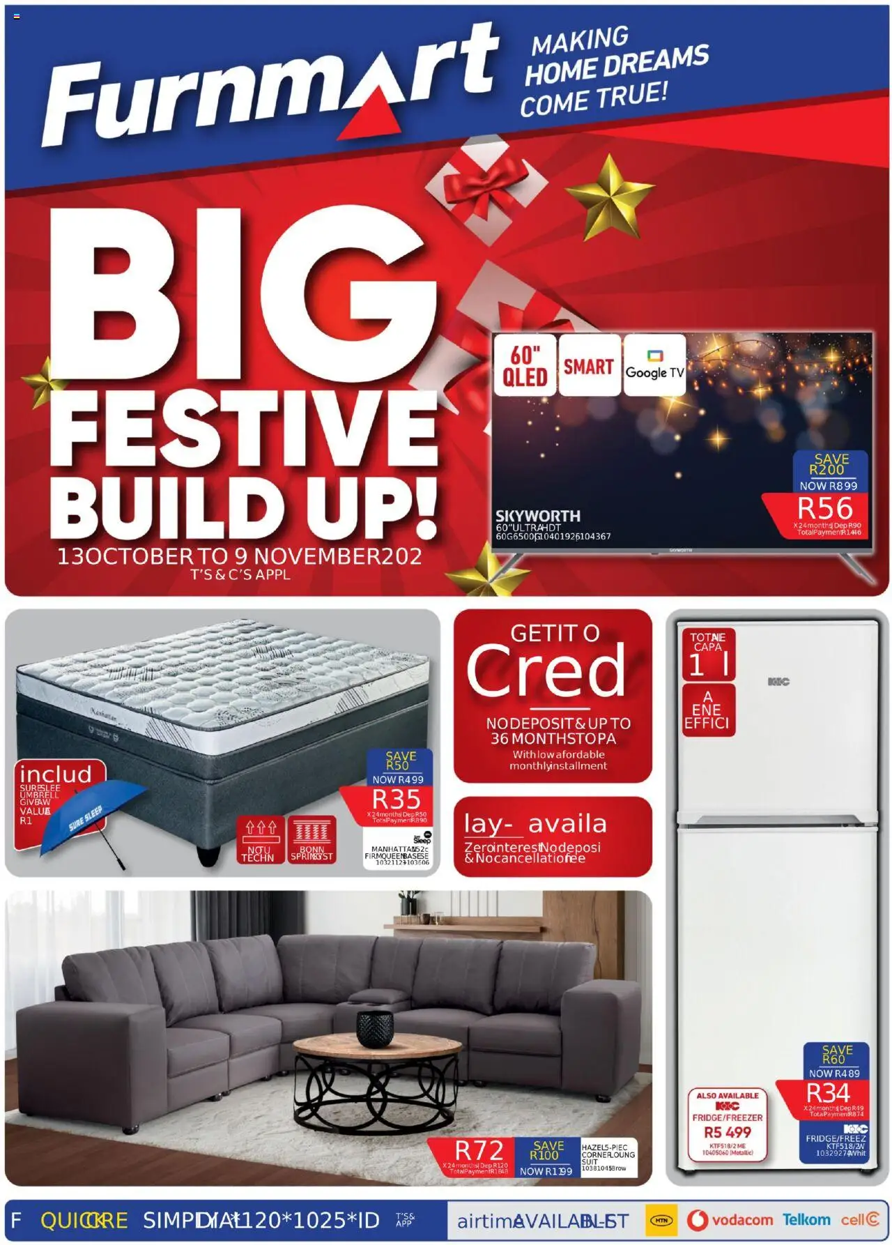 Furnmart Specials from 13/10 - 09/11/2025 > Promotions