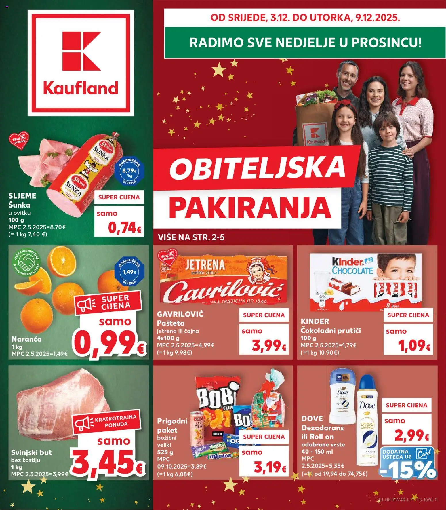 Pregled letka Katalog trgovine Kaufland vrijedi od 03.12.2025