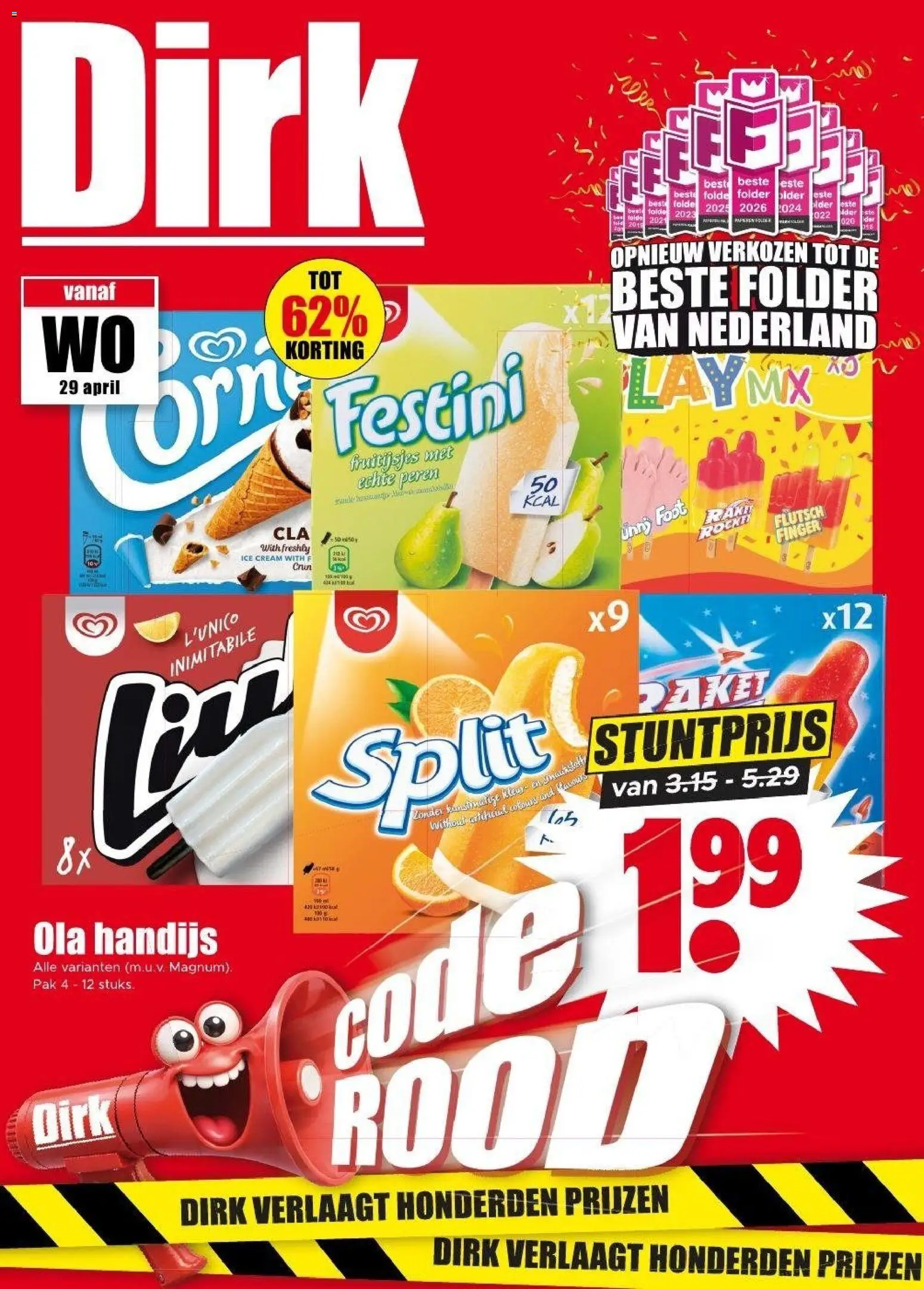 Voorbeeld van Dirk Folder / Publicité van winkel Dirk geldig vanaf 29/04/2026