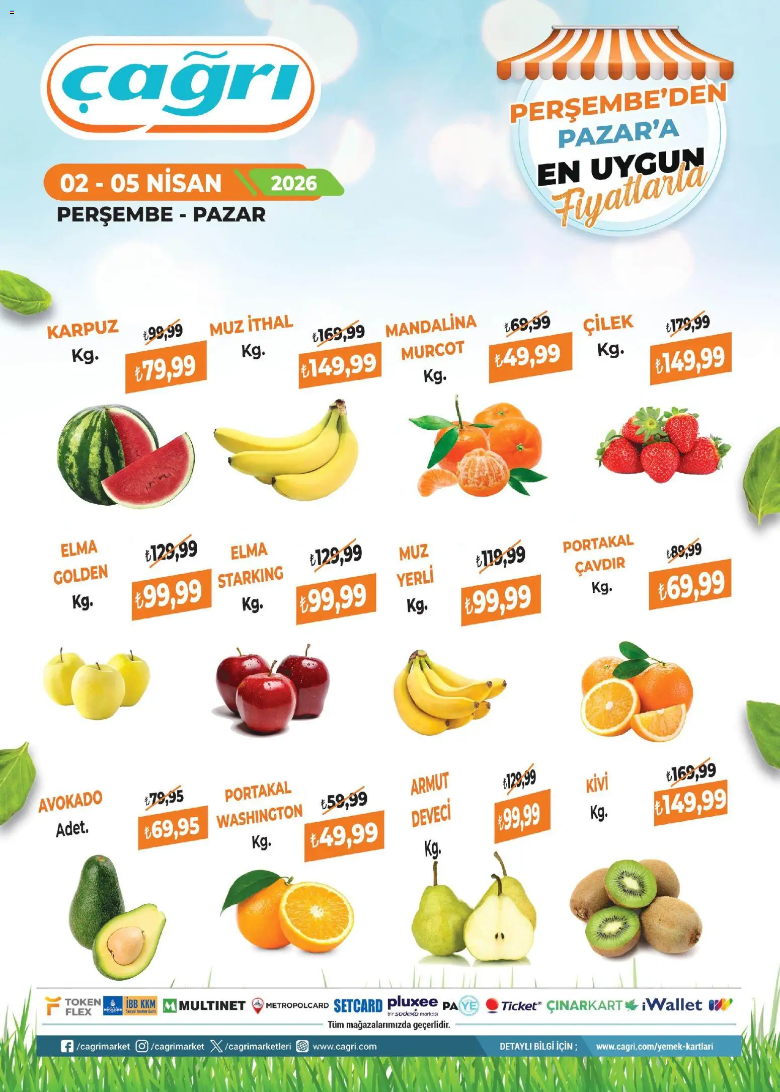 Çağrı Market Çağrı Market - Manav Katalog 02.04.2026 - Broşürünün önizlemesi