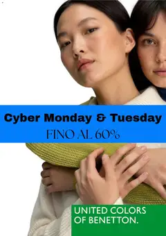 Anteprima dell'opuscolo Volantino Cyber Monday dal negozio Benetton valido da 01/12/2025