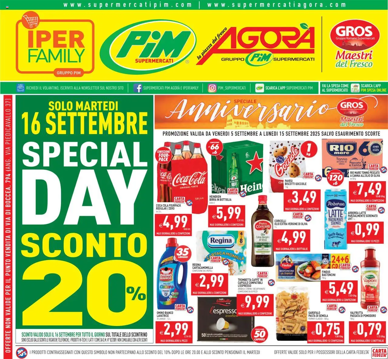 Volantino PIM Supermercati valido da 05/09/2025 numero di pagina 1