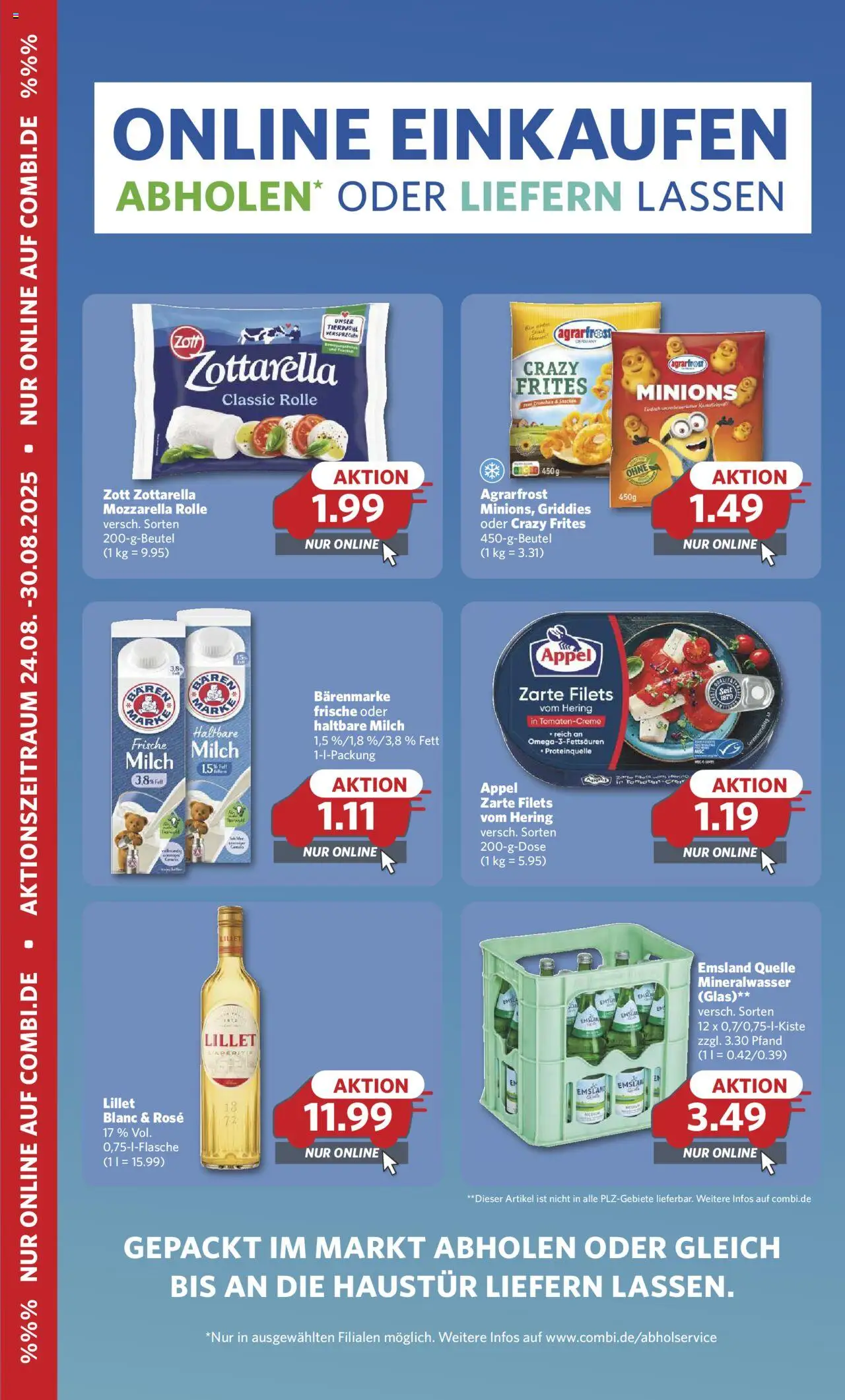 Combi Online Einkaufen (vom 24.08.2025 - 30.08.2025)