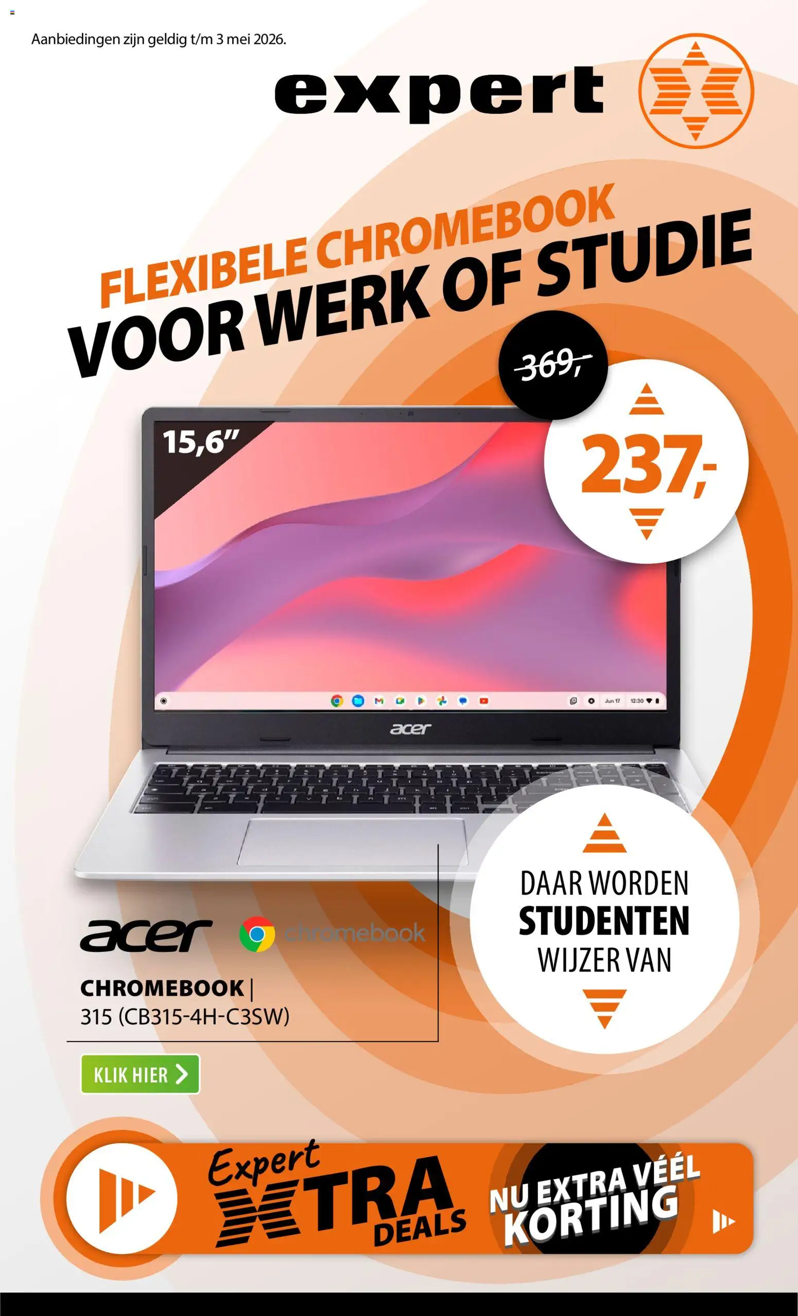 Voorbeeld van Expert folder van winkel Expert geldig vanaf 27-04-2026