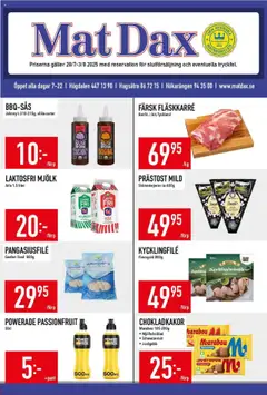 Förhandsgranska reklamblad Aktuella reklamblad Matdax från butik Matdax gäller från 28/07/2025