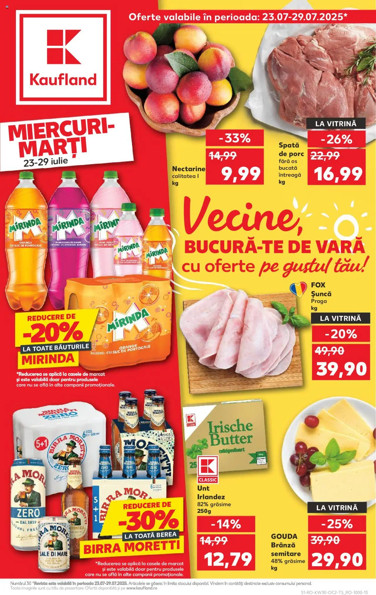 Kaufland RO aktuális szórólap, érvényes 2025.07.23.-től - 1 oldal