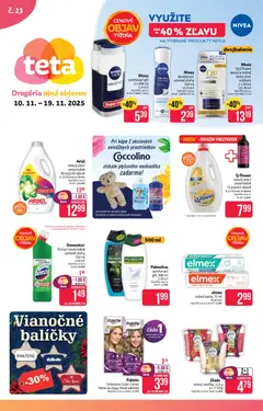Náhľad Teta drogerie letáku platného od 10.11.2025