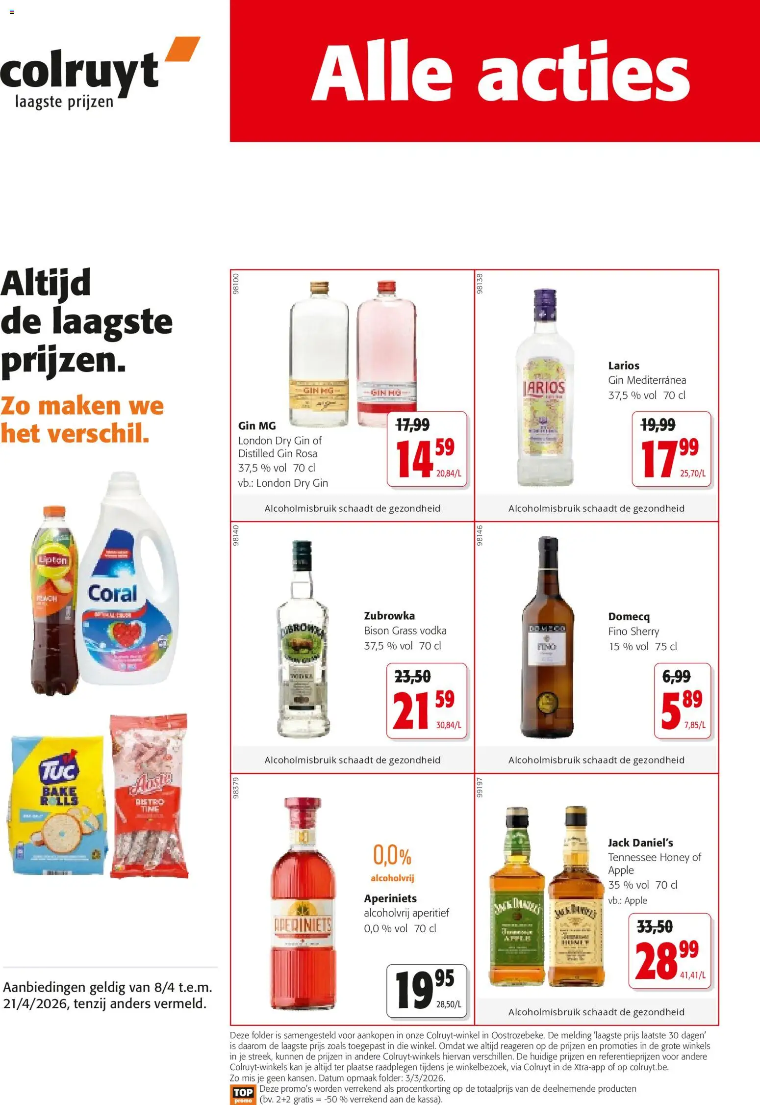Voorbeeld van Colruyt Folder / Publicité van winkel Colruyt geldig vanaf 08/04/2026