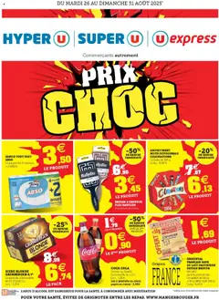 Prévisualisation de Prix Choc du magasin Hyper U formulaire valide 26/08/2025