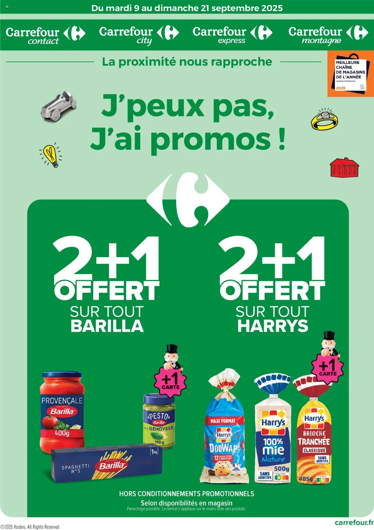 Catalogue j’peux pas, j’ai les promos de la boutique Carrefour City valable du 09/09/2025 - Page numéro 1