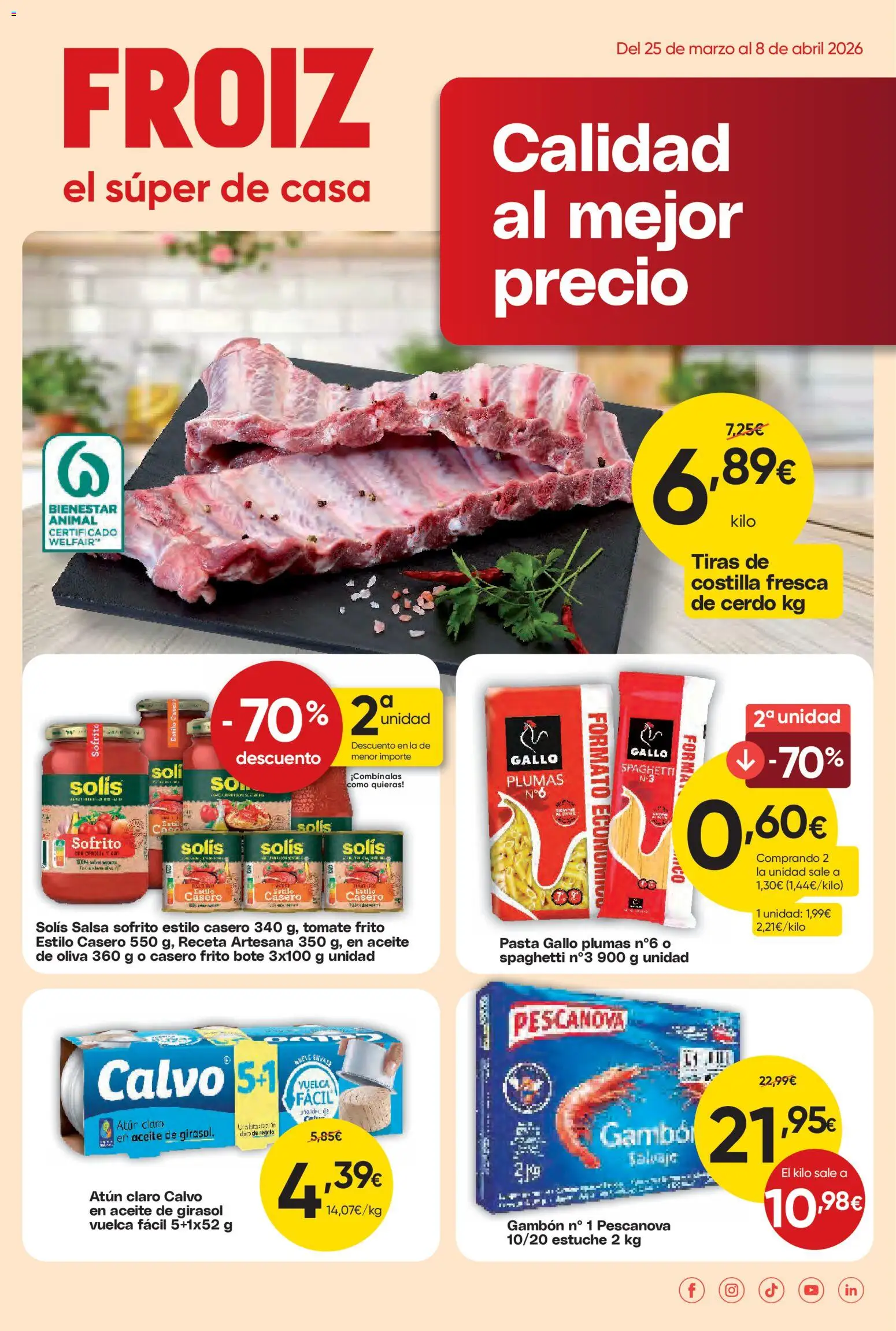 Vista previa del folleto de la tienda Froiz válido desde el 25/03/2026 