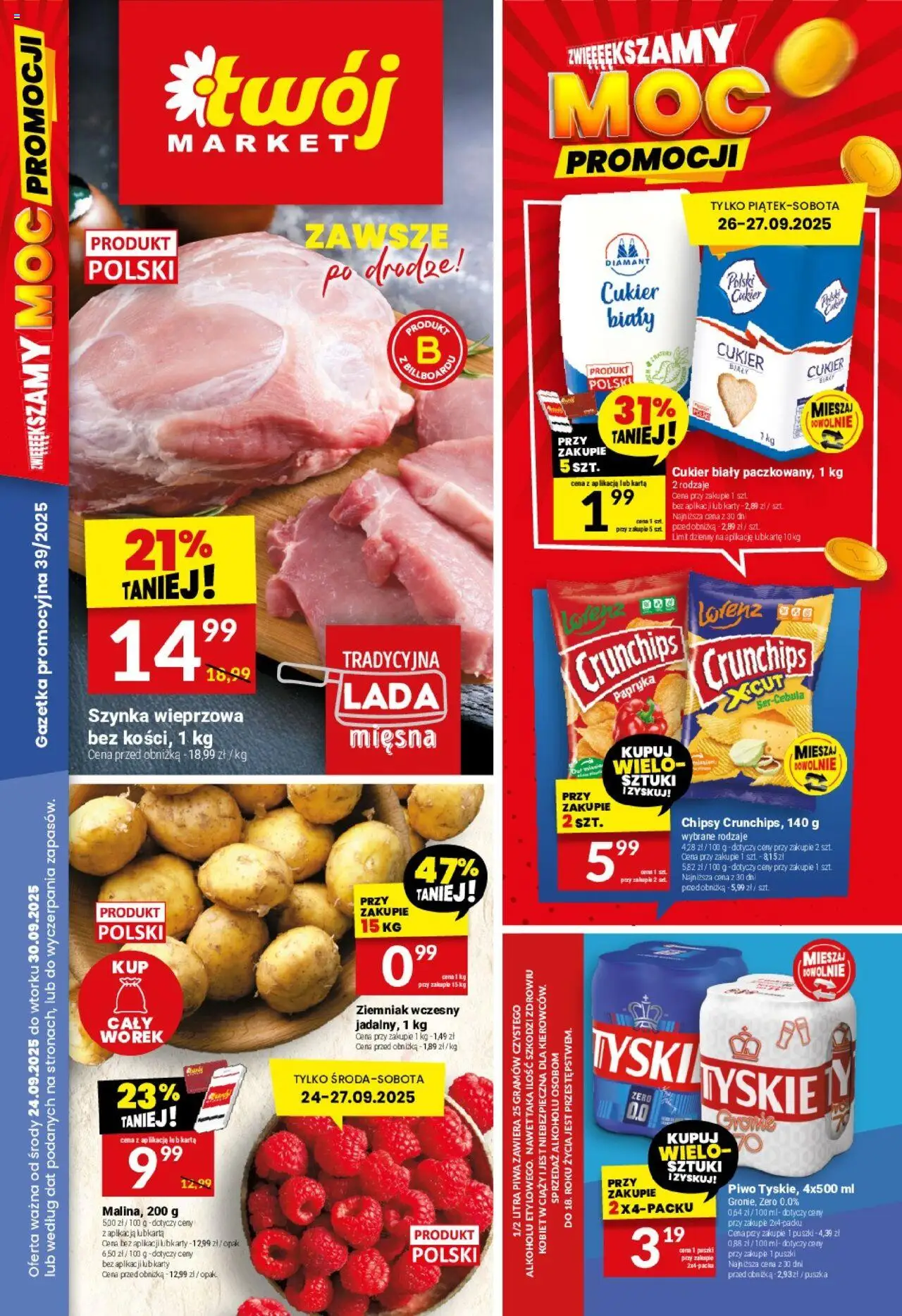 Twój Market Gazetka od 24.09.2025 - Nowa Gazetka - Numer strony 1