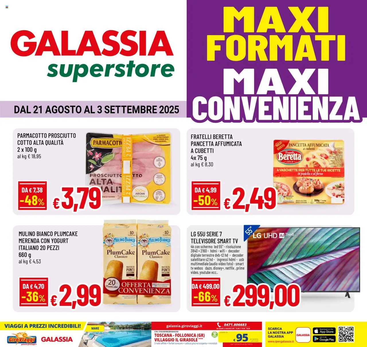 Volantino Galassia valido da 21/08/2025 numero di pagina 1