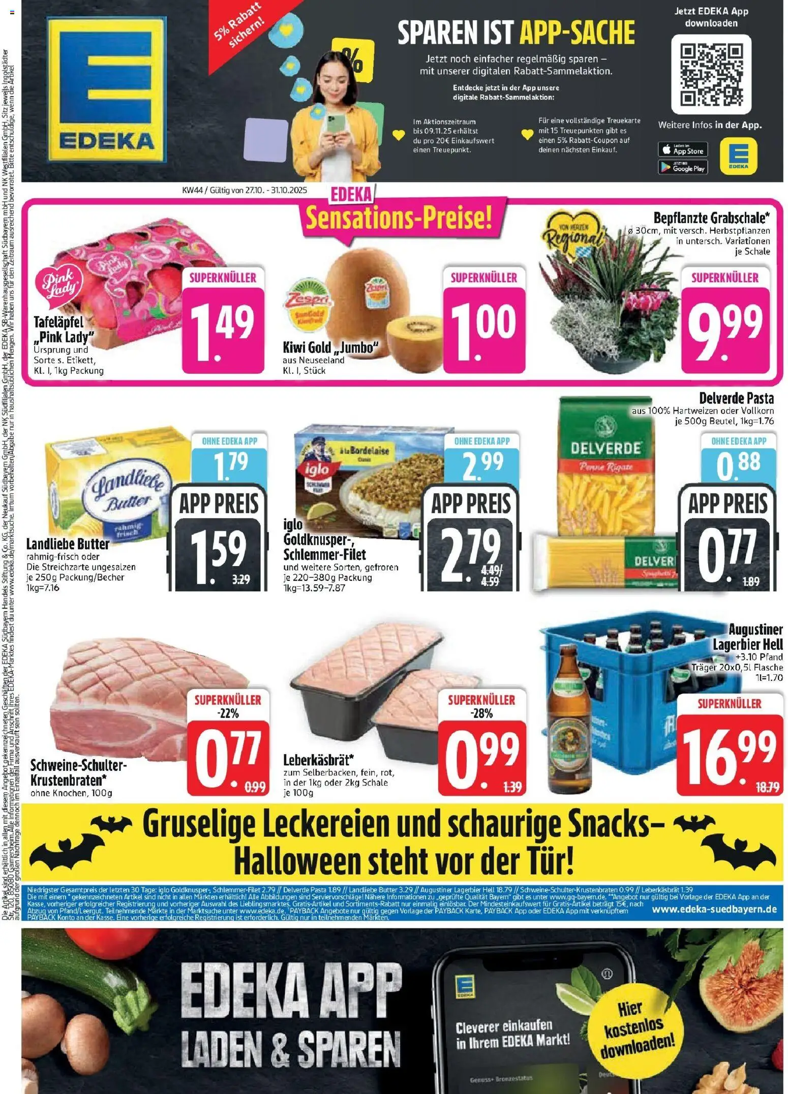 EDEKA Prospekt ab 26.10.2025 - Prospekt Vilgertshofen-Issing Online
