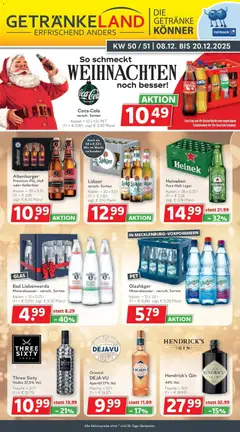 Vorschau von dem Prospekt des Geschäftes Getränkeland, gültig ab dem 08.12.2025