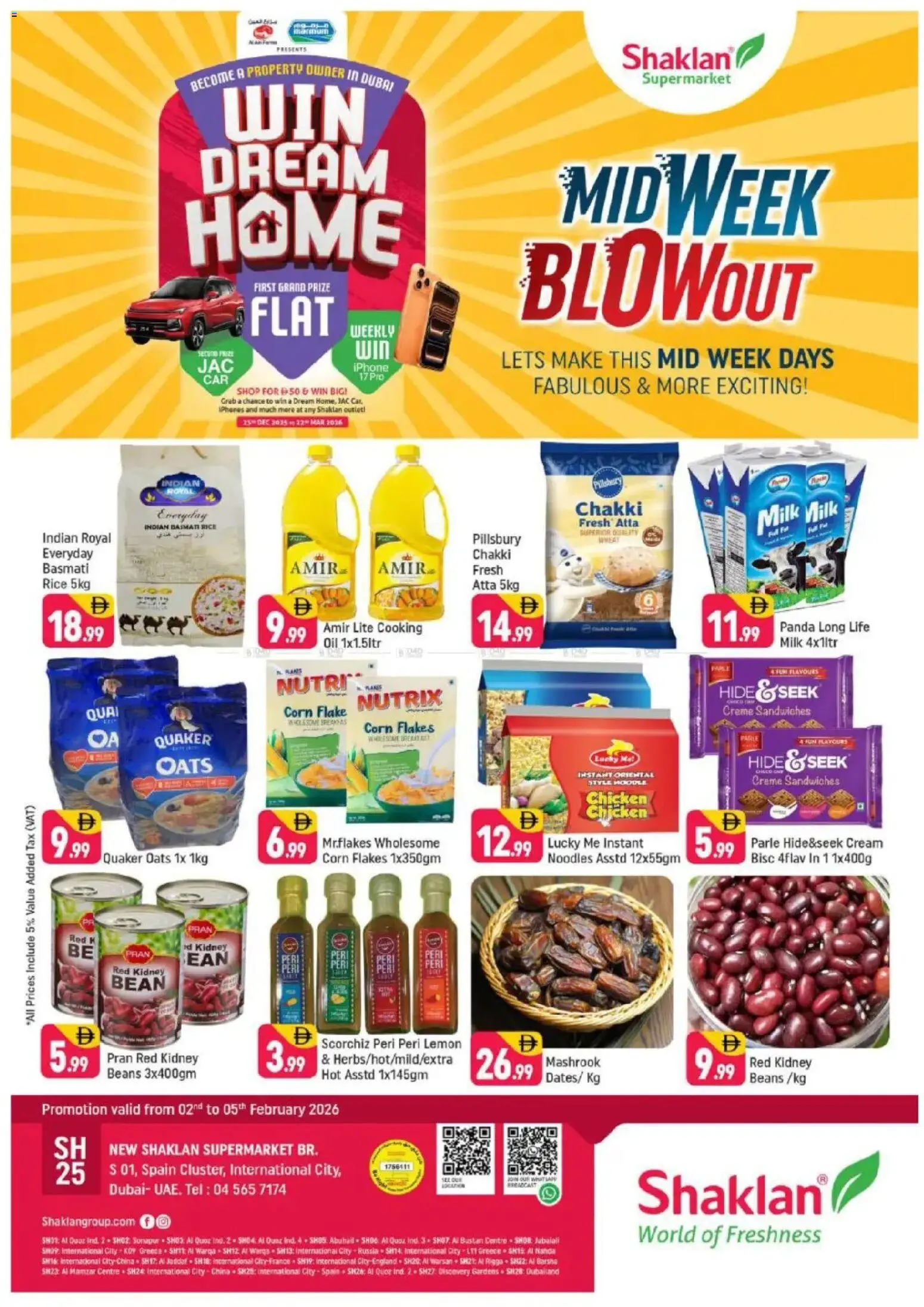 Preview of the catalogue Midweek Blow Out - S01, International City, Spain Cluster of store Shaklan valid from 2 Feb, 2026