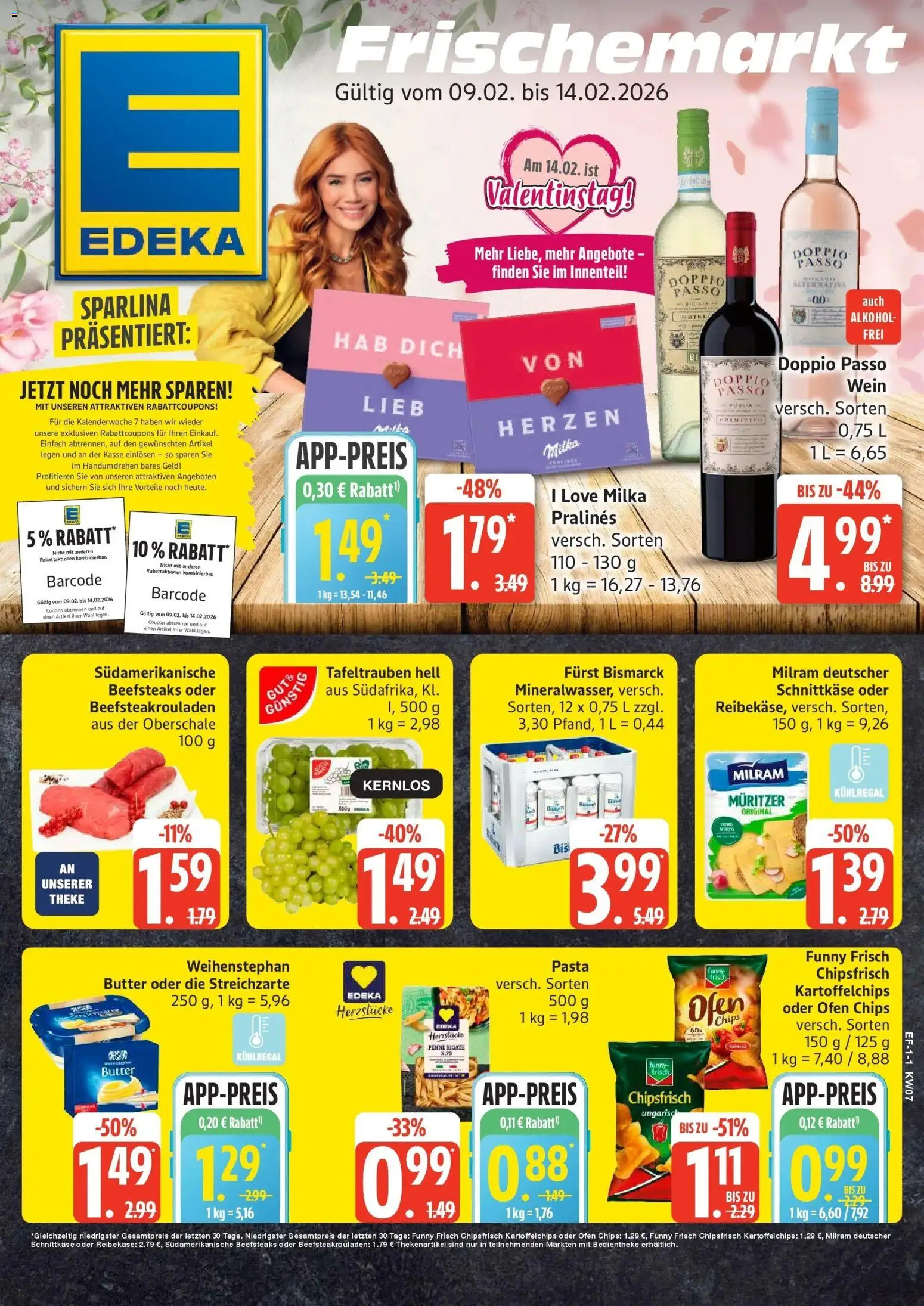 Vorschau von dem Prospekt des Geschäftes Edeka, gültig ab dem 09.02.2026