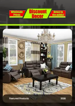 Preview of Discount Decor flyer valid from 19/02/2026
