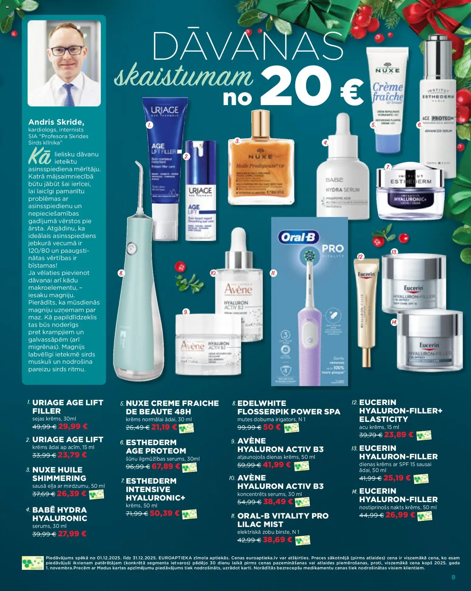 Skatīt Euroaptieka akciju bukletu, derīgs no 2025.12.01