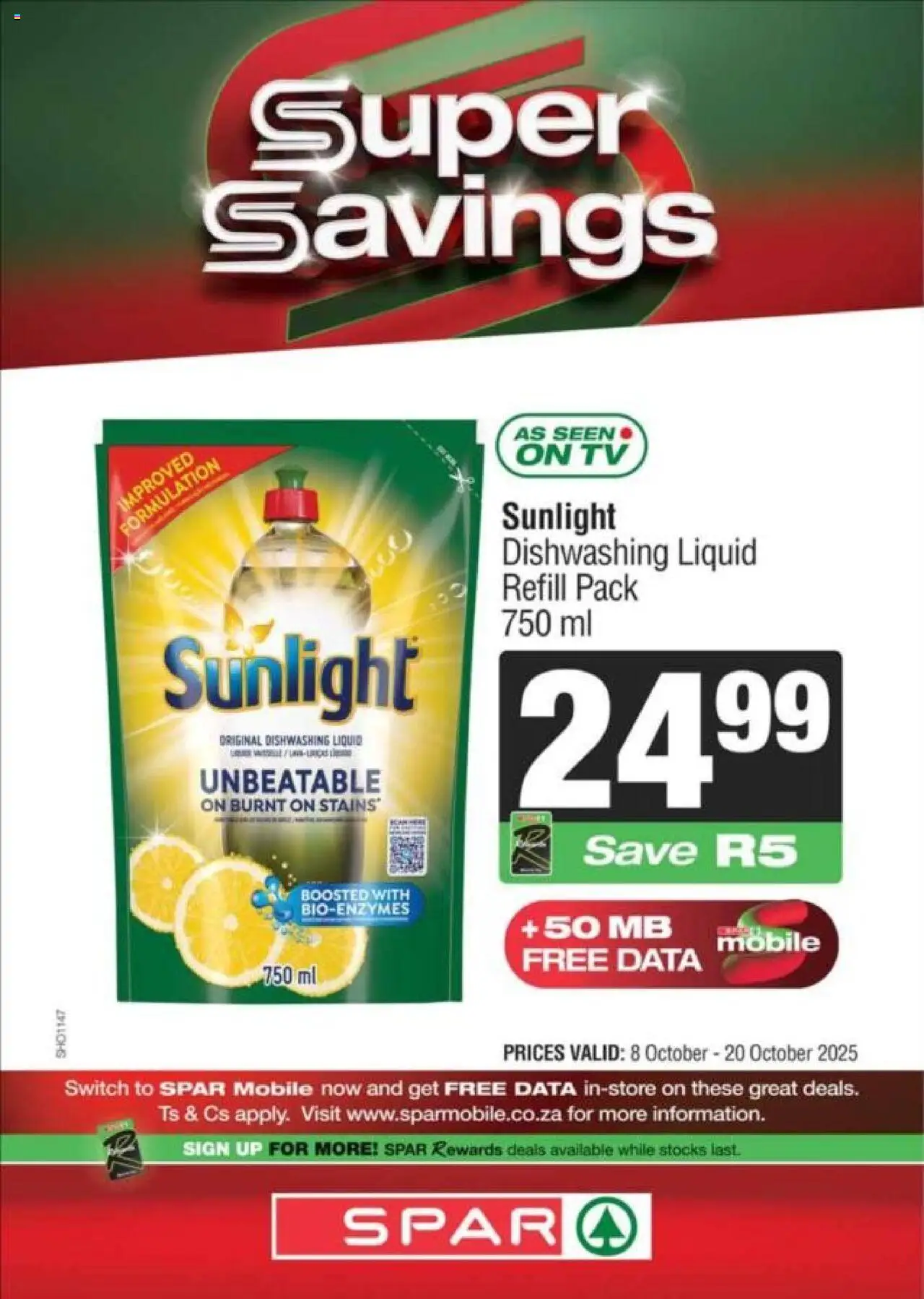 Spar Kwazulu-Natal - Weekly Specials from 08/10 - 20/10/2025 > Promotions
