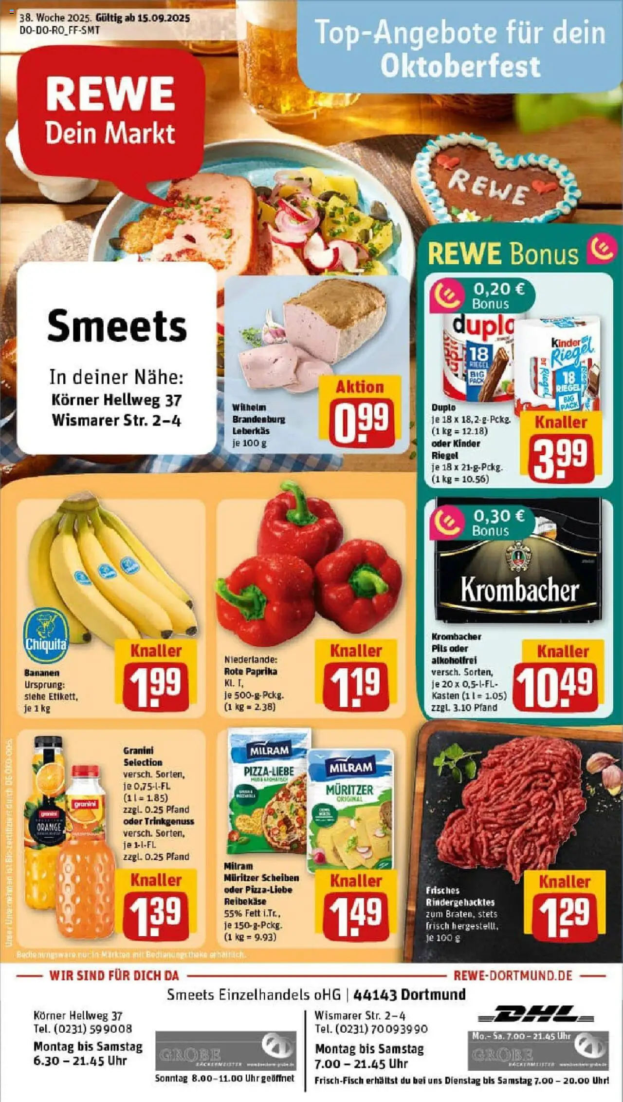 REWE Prospekt ab 14.09.2025 nächste Woche - Prospekt Dortmund	