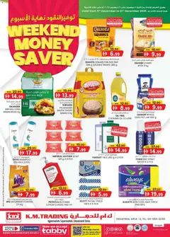 Preview of the catalogue Weekend money saver Sharjah Edition of store KM Trading valid from 11 Dec, 2025