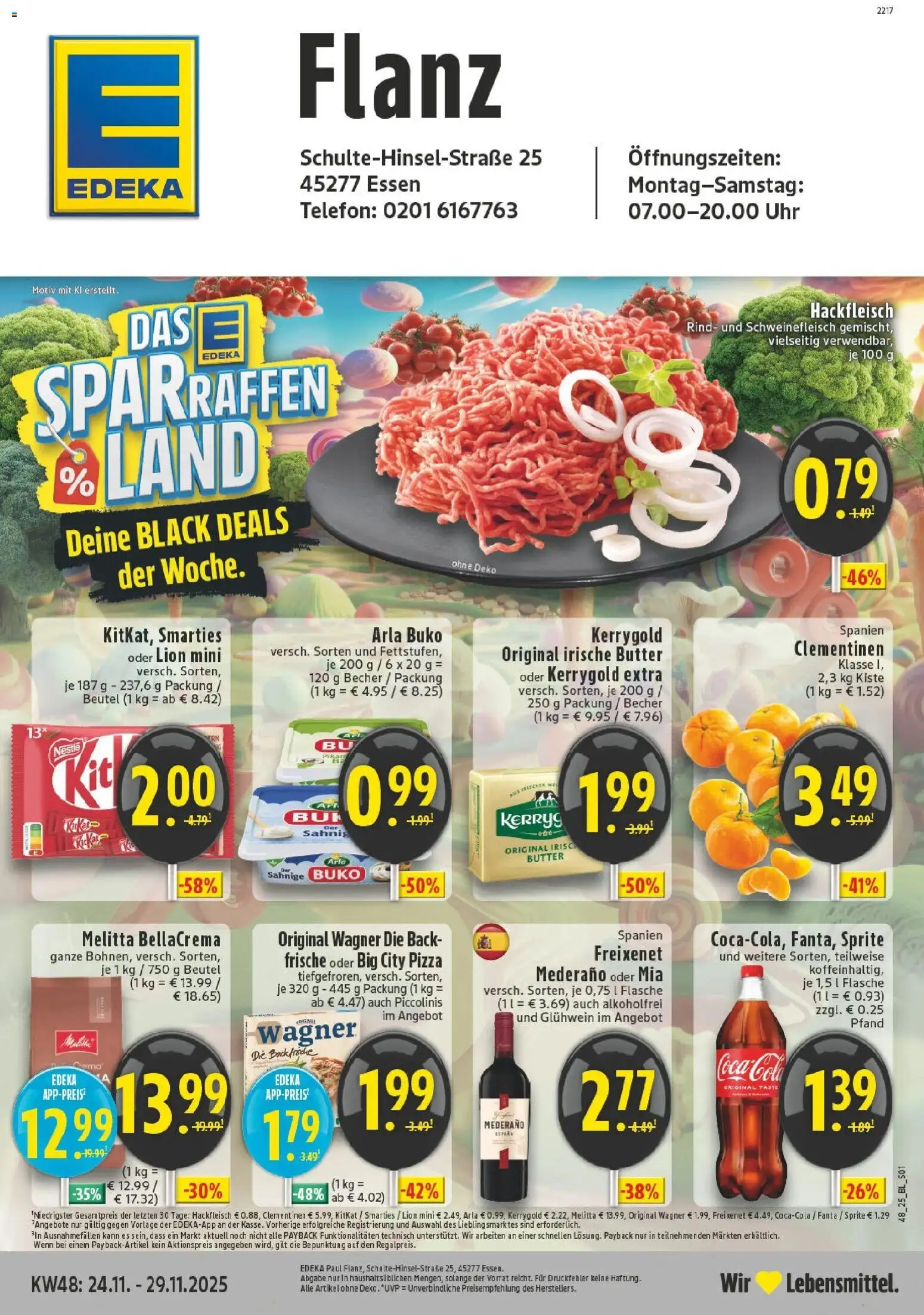 Vorschau von dem Prospekt des Geschäftes Edeka, gültig ab dem 24.11.2025